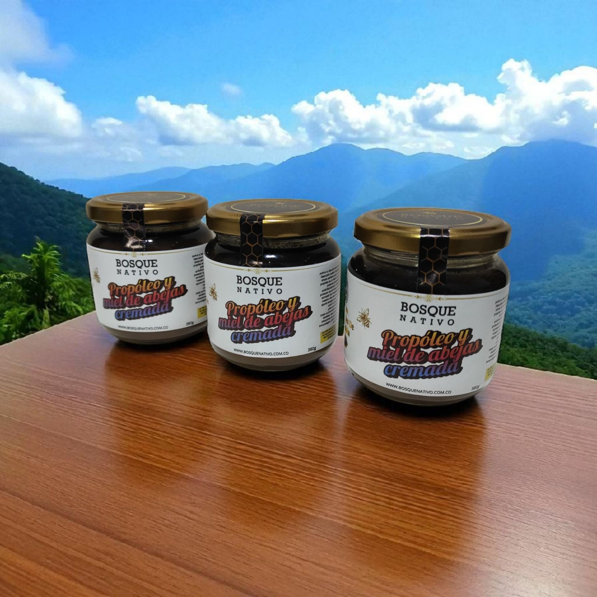 Propóleo con miel de abejas cremada